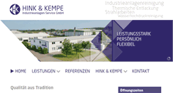Desktop Screenshot of hink-kempe.de