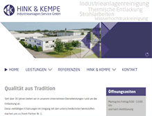 Tablet Screenshot of hink-kempe.de